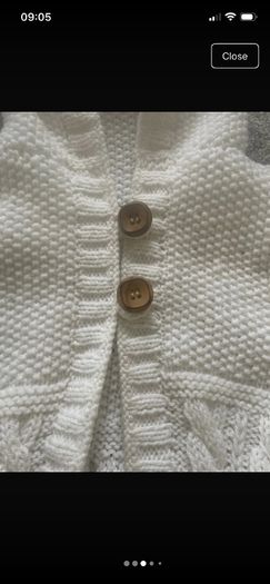 hand knitted cardigan