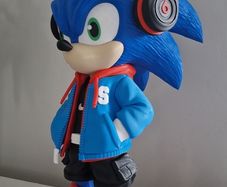 Sonic the Hedgehog Urban Vibes - 3D Fan Art Print (46cm)