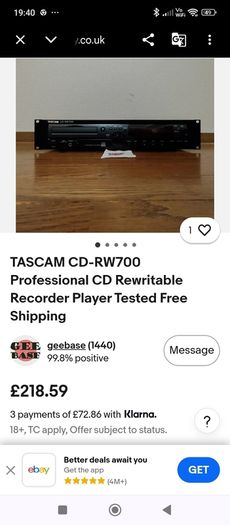 tascam cd