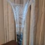 Vintage Glass Flutes with Ornate Metal Base Image 8
