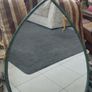 French green metal framed mirror 1980s 90 x 65cm Image 4