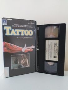 "TATTOO" Pre Cert  Vintage Video Cassette Tape PAL 1980 (SUPER RARE) Certificate x