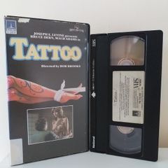 "TATTOO" Pre Cert  Vintage Video Cassette Tape PAL 1980 (SUPER RARE) Certificate x