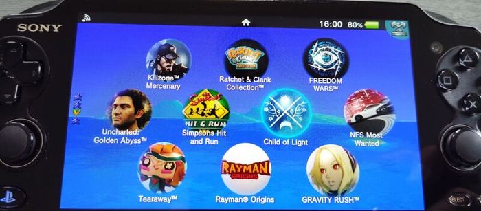 Psvita 1004 Oled Modded Henkaku 128gb Original Charger Excellent