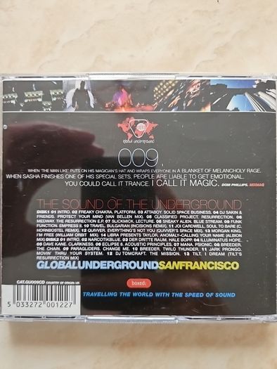 Sasha 2CD - Global Underground 009: San Francisco
