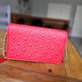 Tory Burch bag crossbody red leather handbag Image 6