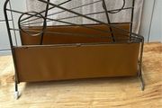 MCM magazine/newspapers/ vinyl LP holder