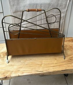 MCM magazine/newspapers/ vinyl LP holder