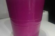 Pink fuksja flower pot new