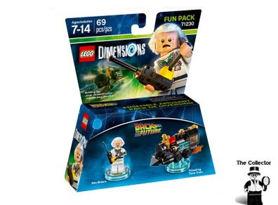 LEGO 71230 Dimensions Fun Pack Back to the Future Doc Brown Brand New Sealed