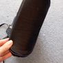 Vintage navy leather bag Image 2