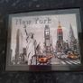 Four small framed prints of New York see dimensions Image 4