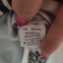 Zebra print glitter V-neck long sleeve blouse size UK14 EU42 Postage included Image 6