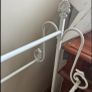 Shabby chic wrought iron/metal Towel Rail Image 2