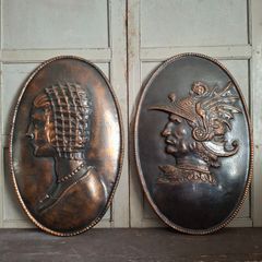 Renaissance Revival Copper Medallions