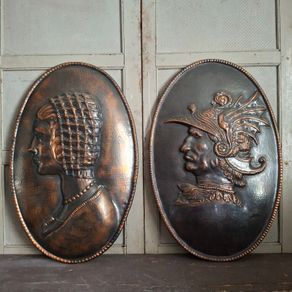 Renaissance Revival Copper Medallions