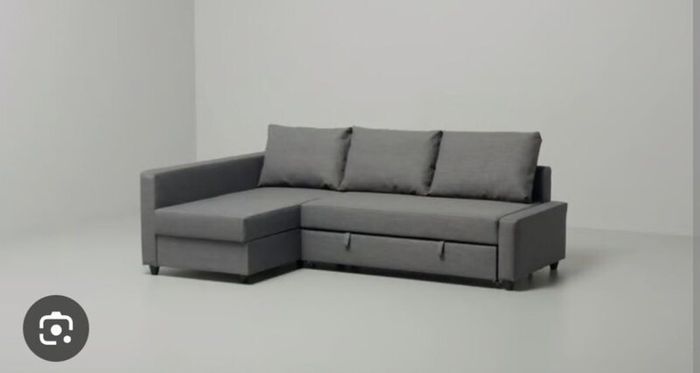 IKEA corner couch. Converts to double bed