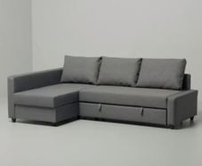 IKEA corner couch. Converts to double bed