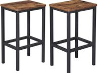 main image for ad Set of 2 Bar Stools Kitchen Chairs Industrial - Free Delivery Nationwide