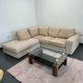 L Shaped Beige Sofa Image 2