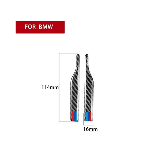 For BMW Car 1 2 3 4 5 7 series X3 X4 X5 X6 Carbon Fiber Rearview Mirror Anti-rub Strip Protector Anti-collision Sticker