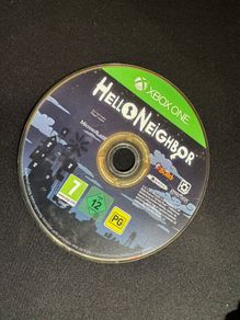 Hello Neighbour Xbox game disc