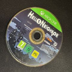 Hello Neighbour Xbox game disc