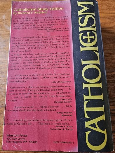 First Edition 1981 Catholicism Richard P. McBrien. Religious.