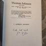 Thomas Johnson. 1872 - 1963. FIRST LEADER OF THE LABOUR IN  DAIL EIREANN. By J. Anthony  Signed First Edition Hardback With Dustjacket In Very Good Condition. Image 3