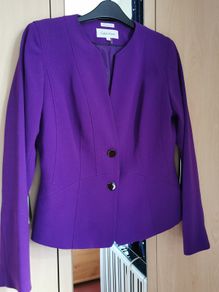 Calvin Klein purple blazer UK 10-12