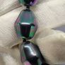 Peacock Color Shell Pearl Bracelet (Size - 8) in Rhodium Overlay Sterling Silver Image 6