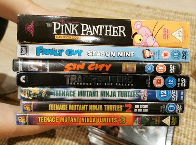 Mixture of dvds