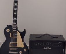 Harley Benton sc400 electric guitar with amp for sale