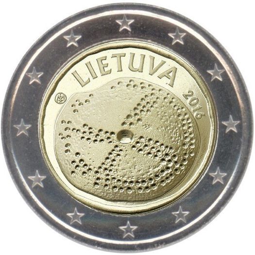 Lithuania 2 Euro Commemorative Coin 2016 - Baltic Culture. Ucirculated.