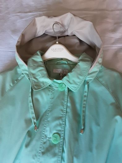 Hooded Jacket from Debenhams   Size: 20 UK .. 48 EU  ..  Colour: Pastel Green/Final Price Drop