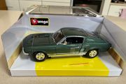 Ford Mustang GTA Fastback 1/18 Burago Ultra Rare