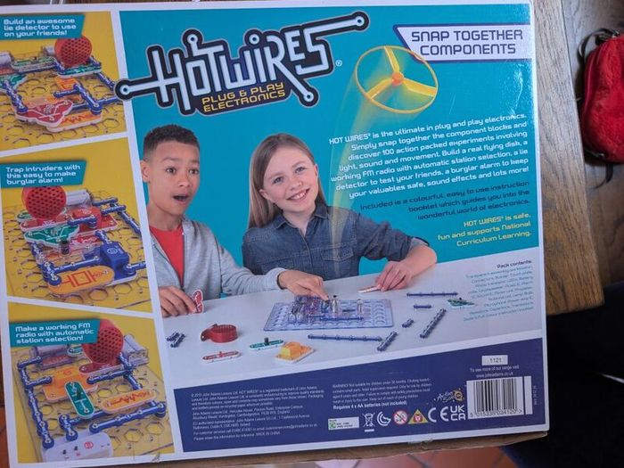 John Adams | Hot Wires: Plug and play electronics set with 100 experiments! | Science and STEM Toys | Ages 8+
