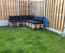 Black Pallet Cushions (pallets not included)
