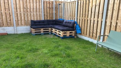 Black Pallet Cushions (pallets not included)