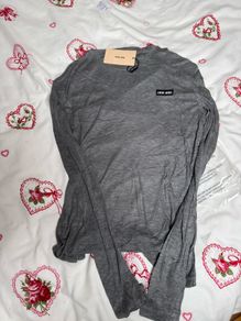 Miu miu long sleeve t-shirt