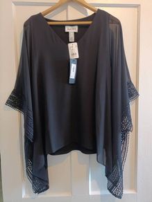 Brand New Joseph Ribkoff Designer Poncho Top UK 20 (NWT)