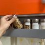 BRAND NEW Self-adhesive Kitchen Spice Organizer Rack Wall-mounted Seasoning Bottle Storage Rack Under Desk Drawer Hidden Kitchen Storage Image 5