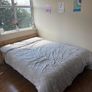 Double IKEA Bed + Mattress + Mattress Protector for Sale Image 2