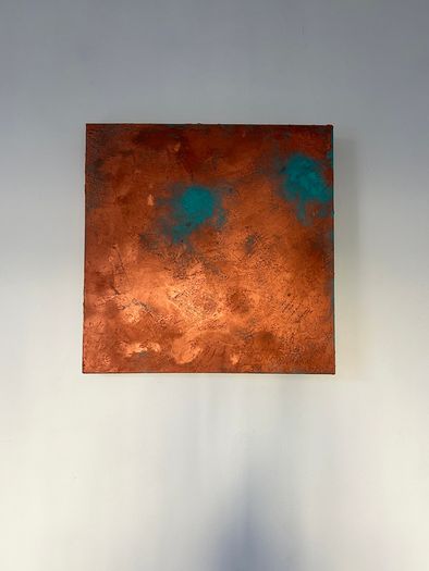 "Soulmate" abstract acrylic painting on canvas