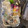 cat cage, litter box, liter scoop, drinking fountain Image 2