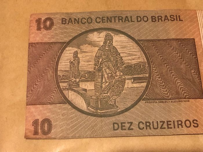 10 Cruzeiros 1970-1981 Brazil