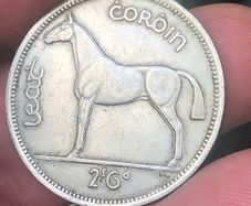Irish 1961 Halfcrown Nice grade