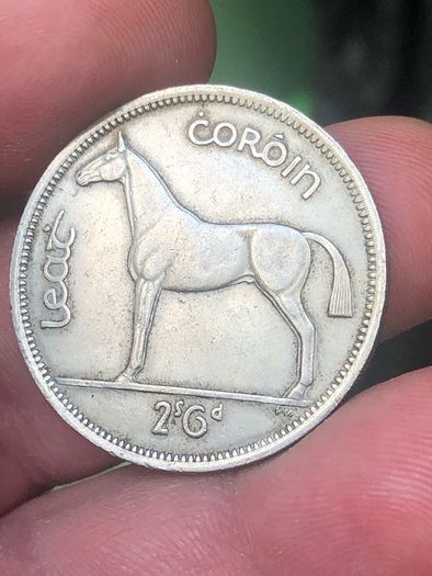 Irish 1961 Halfcrown Nice grade