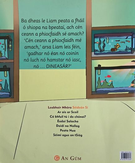 Leabhair Ollmhora Gaeilge [18"x15"] le haghaidh paisti/leanai/gasur - Huge Irish books for kids