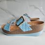 Summer shoes Real leather Fantasy Sandals mules S5002 Artemis Sky blue Softy RRP 65 euro new & boxed sizes UK 6 Image 5